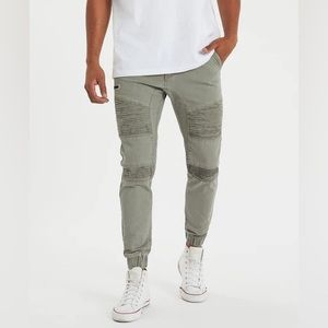 NXP Teal Biker Jeans